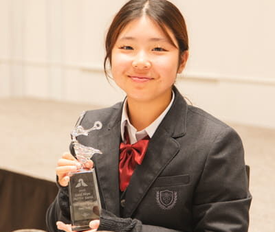 ゴルファーの佐藤涼音選手をシンデレラ(第3期生)に選出